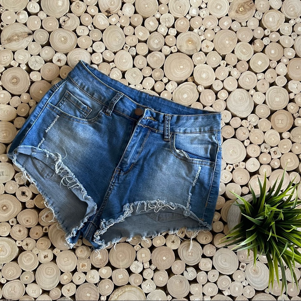 High Waisted Jean Shorts